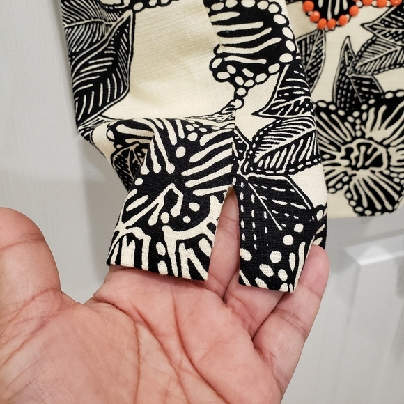 J. Crew Polynesian Floral Print Vest - Sz 6 - Picture 6 of 12